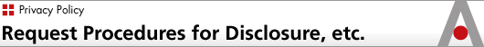 Request Procedures for Disclosure, etc.